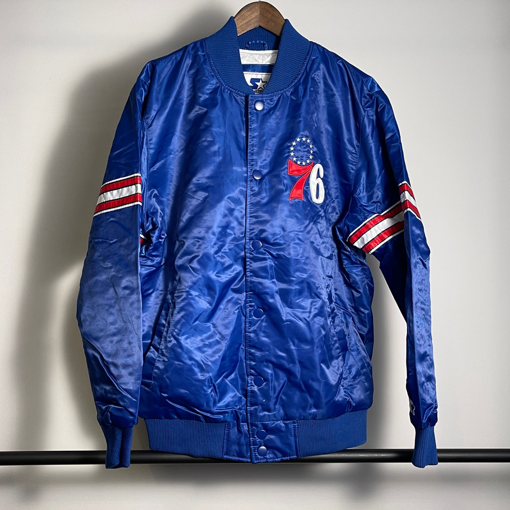 Men's Starter Philadelphia 76ers Jacket Size L